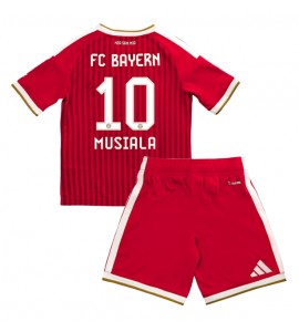 Bayern Munich Jamal Musiala #10 Jalkapallovaatteet Lasten Kotipeliasu 2026-27 Lyhythihainen (+ Lyhyet housut)